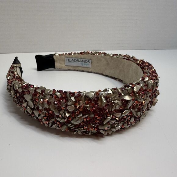 Headbands Of Hope Top Knot 2 Piece Bundle Bling Headbands - Picture 2 of 7